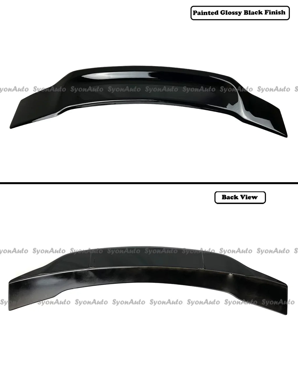 CIVIC HIGHKICK WING BLACK GLOSSY 2006-2011 TRUNK SPOILER SEDAN HONDA RS FITS STYLE