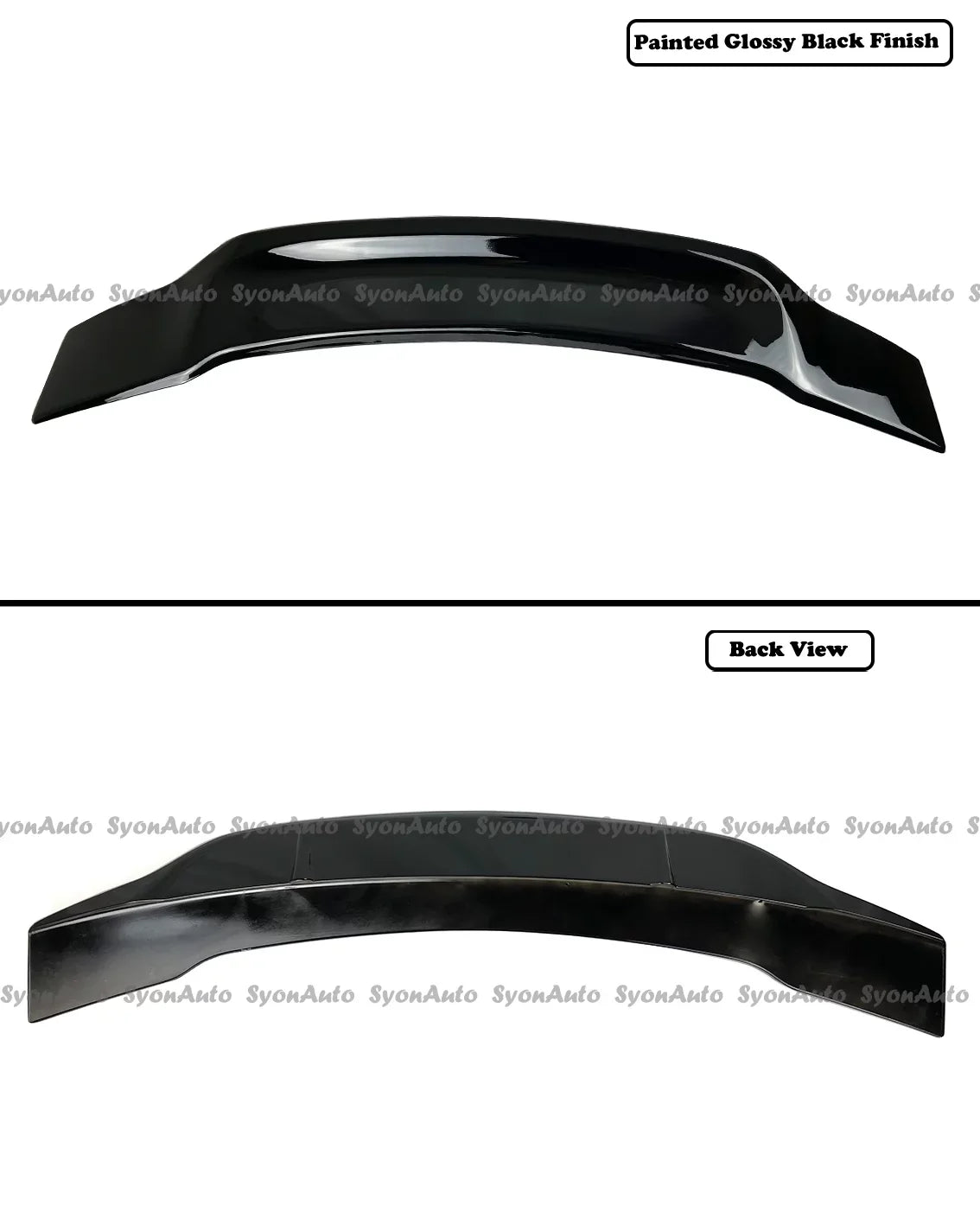 CIVIC HIGHKICK WING BLACK GLOSSY 2006-2011 TRUNK SPOILER SEDAN HONDA RS FITS STYLE