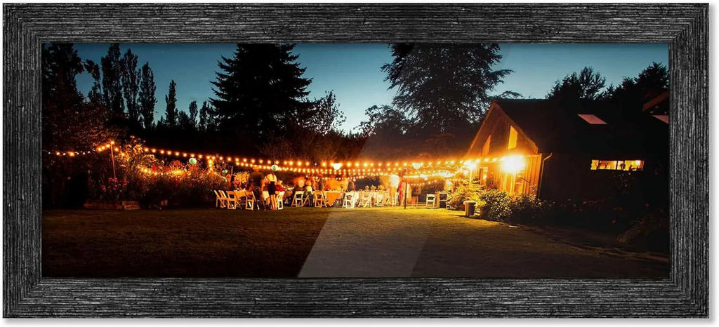 14X44 Frame Board Frame Backing And Hanging trendy Hardware Black UV Includes Acid Picture Foam Barnwood Plexiglass,
