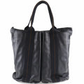 Unisex Pre-Owned special edition Tote Voderma Hermes (Fair) Vertical PM Black Caravan Bag
