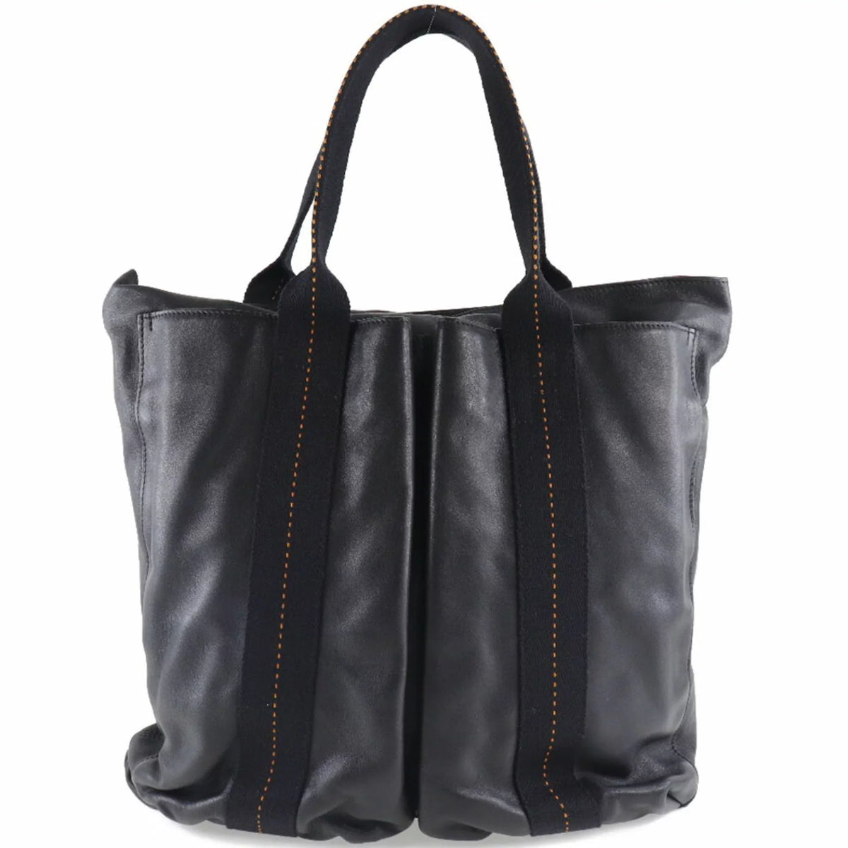 Unisex Pre-Owned special edition Tote Voderma Hermes (Fair) Vertical PM Black Caravan Bag