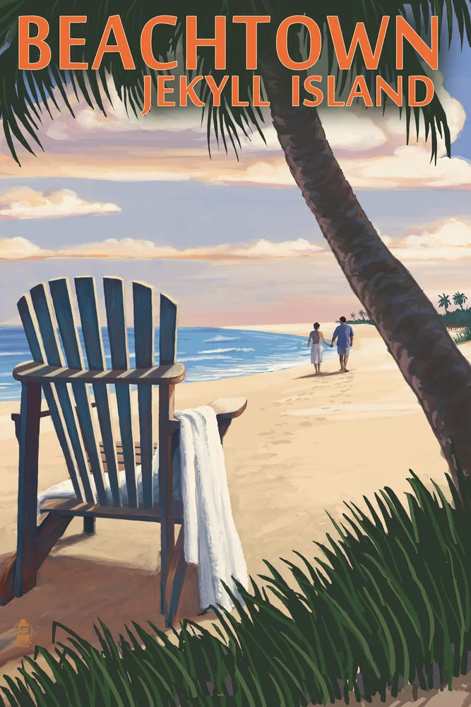 500 USA) Jigsaw for Made Premium the in and Beach Georgia, on Puzzle Jekyll Piece Family, Chair Island, Adirondack (19x27 Beachtown, inches, Adults