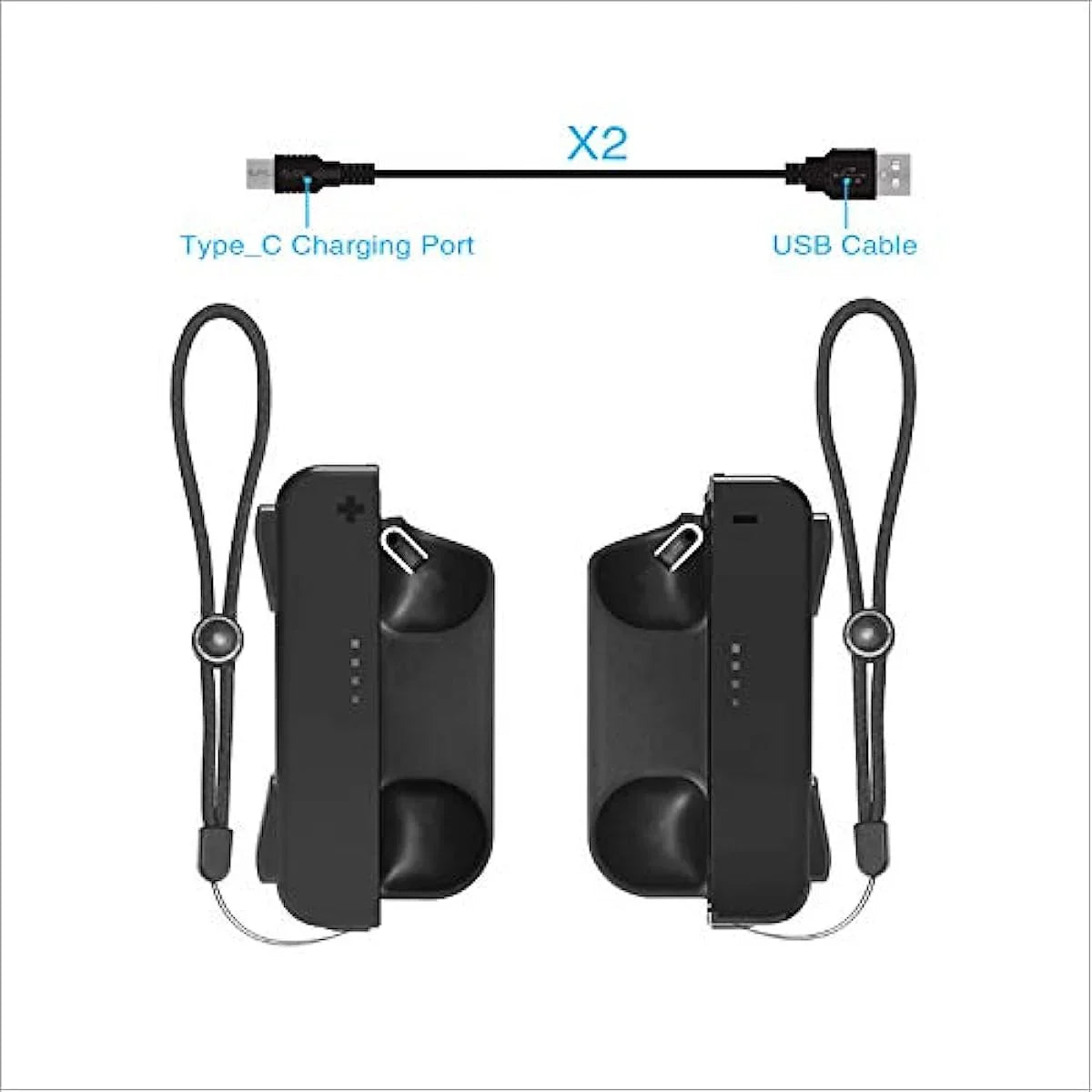 Switch Controller high quality with Mini for Grip Strap Joy-Con Charging