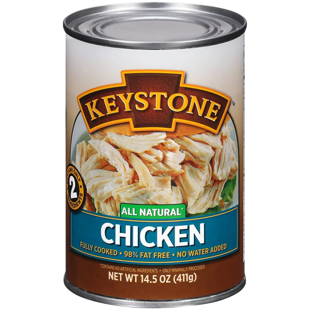 to (6 14.5 For Can Emergency ✅ and Survival Backpacking Camping Keystone Chicken Natural Ready All oz Eat Hiking Food Cans Pack) ✅