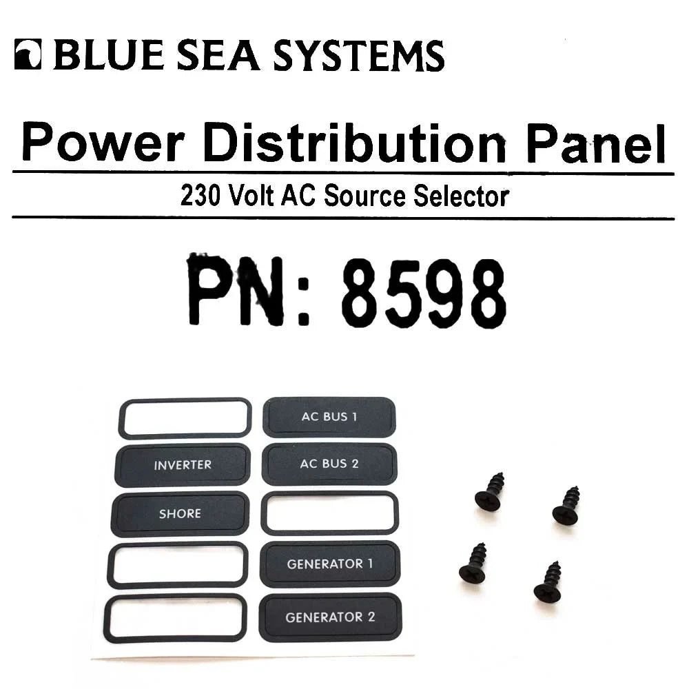 | Panel 230V AC Source Power Selector Blue Boat high quality Sea Distribution 8598