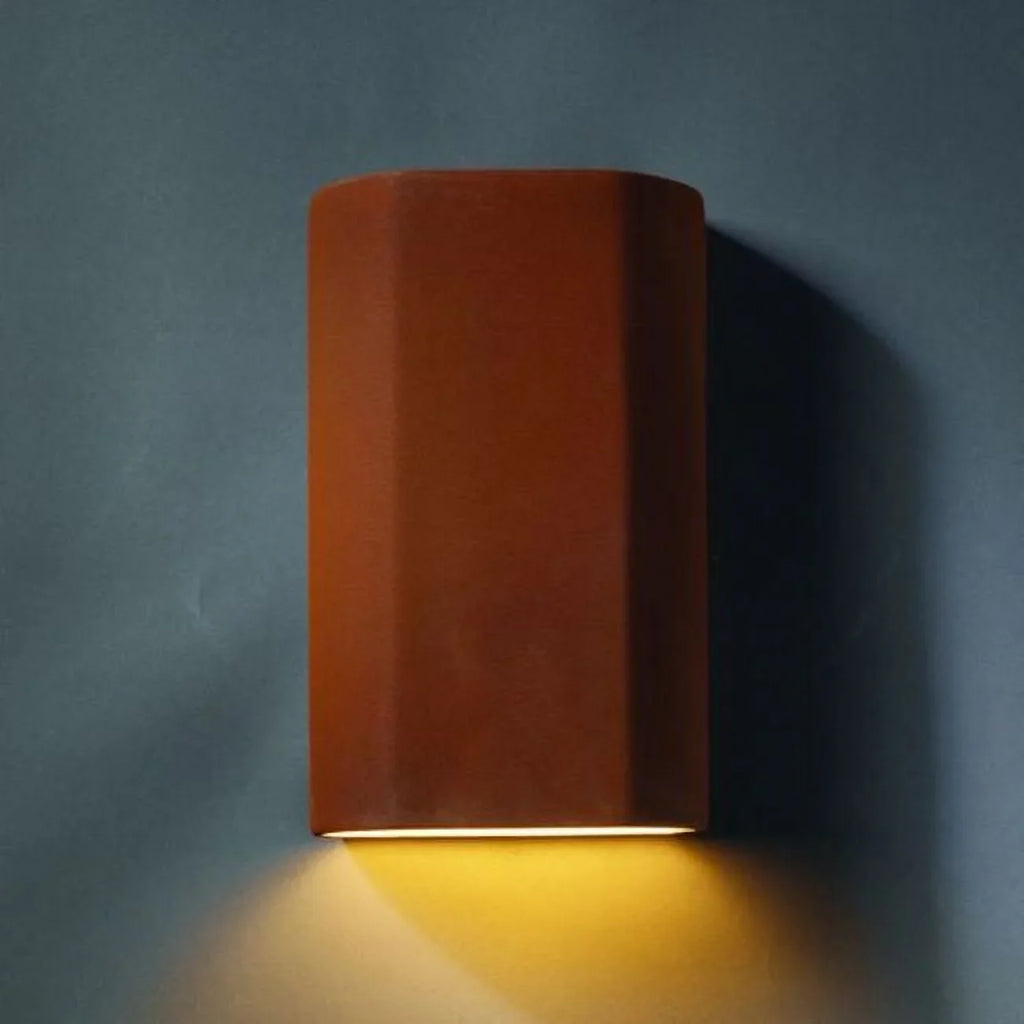 Group Sconce Interior Cylinder Rated Light high quality Wall 9.25" Justice 1 Ada For Design Cer-5500