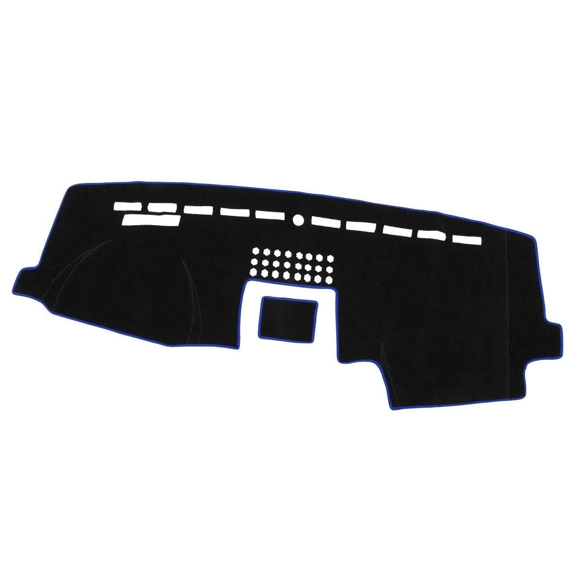 Mat Unique 2015-2020 Console Protective Center Black Blue Cover F150 Ford Car Polyester Bargains for Dashboard