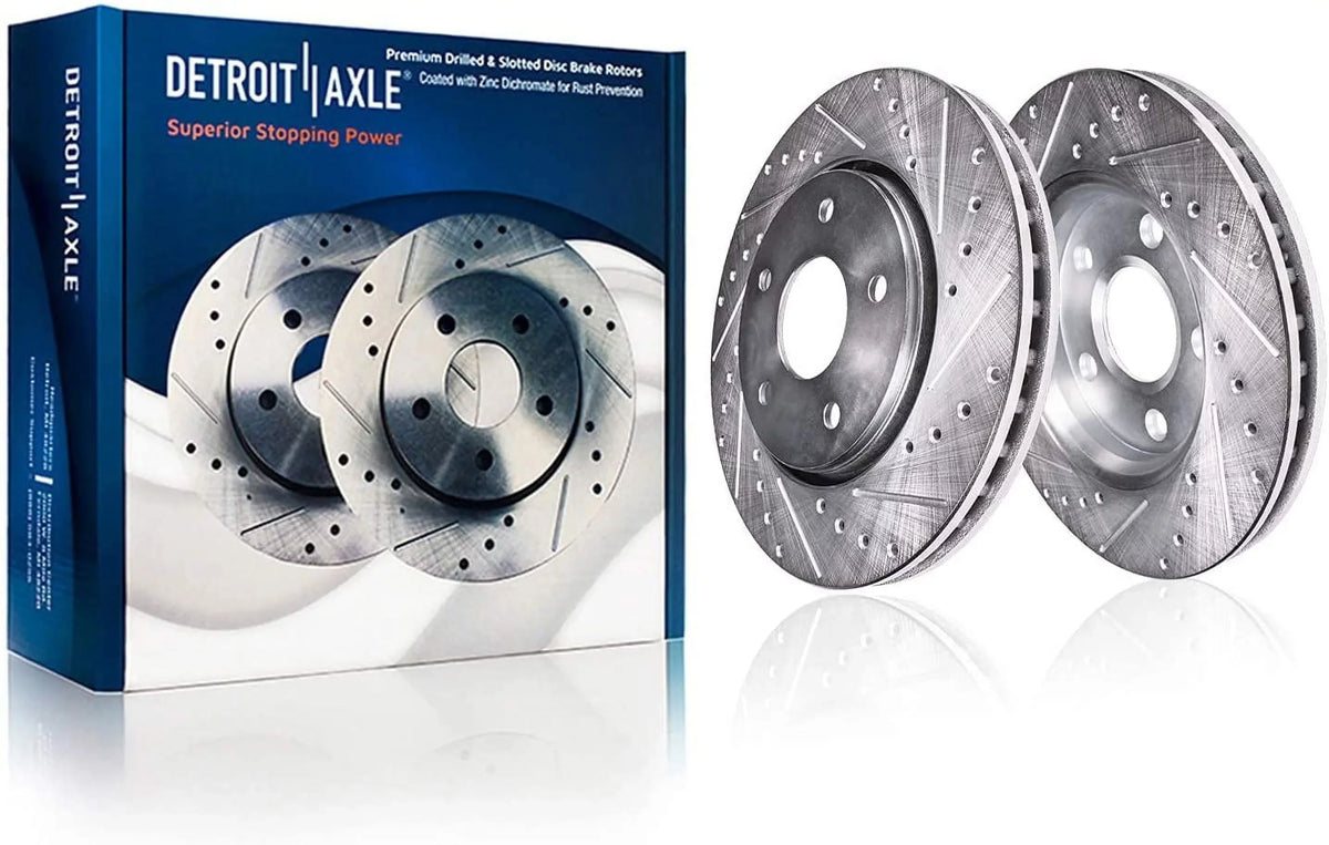 Brake Drilled Brake Equinox Chevrolet 2013 - for 2010-2017 special edition Rear Kit Front Axle 2012 Terrain Disc & GMC 12.64" Pads Replacement: Detroit 2016 front Rotors 2011 Ceramic 2014 Slotted 2015 Rotor Brakes