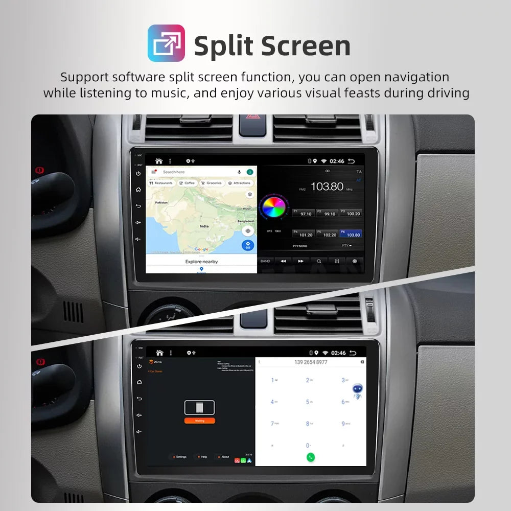 Mazda new Android inch with JMANCE Receiver, 2010-2013 3 Car Compatible & Auto Stereo camera Car backup Radio CarPlay 9 with