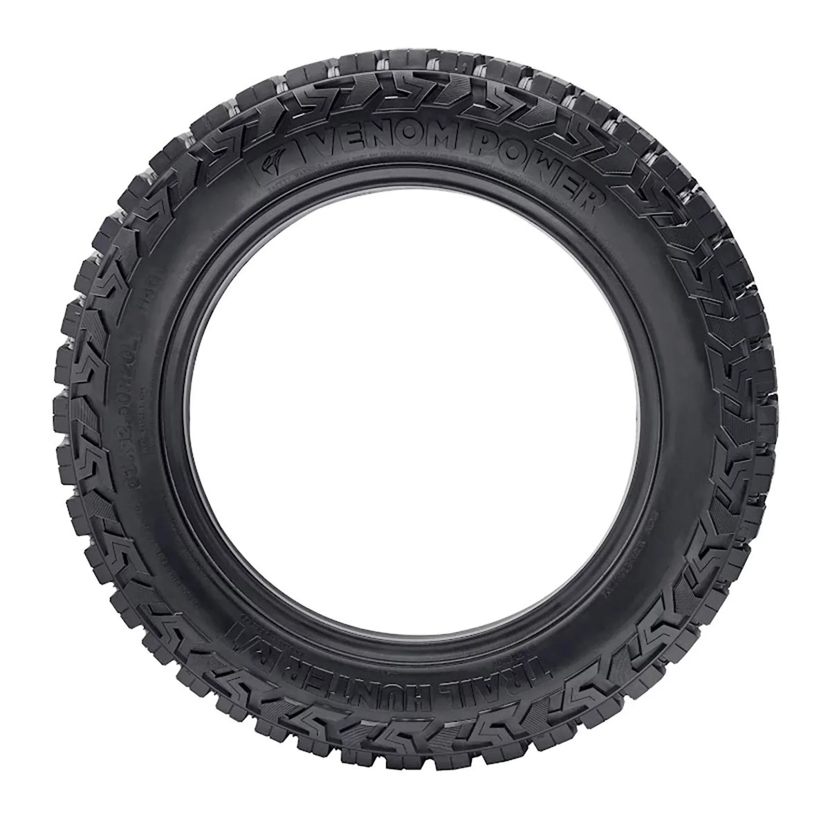 All F R/T Hunter Trail Power Terrain LT37X12.50R22 127Q Light Tire Venom Truck