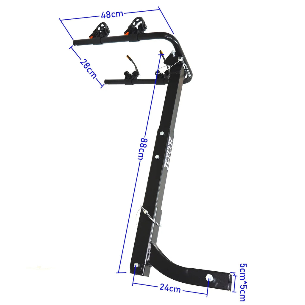 SUV For Car w/ 2" Transport Carrier 2 Receiver Bike Rack Hitch Mount Truck Bicycle