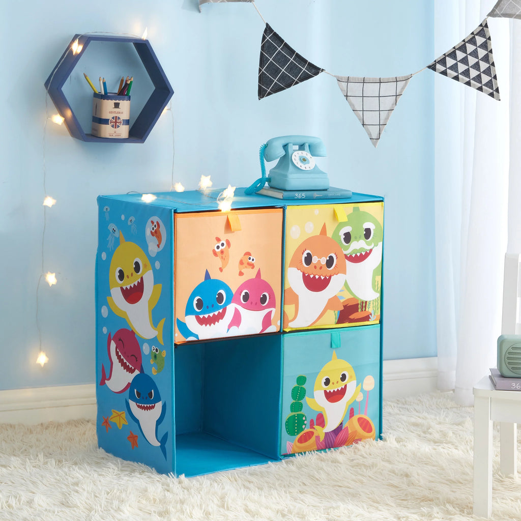 Baby Organizer Shark Storage Kids Cubby Set