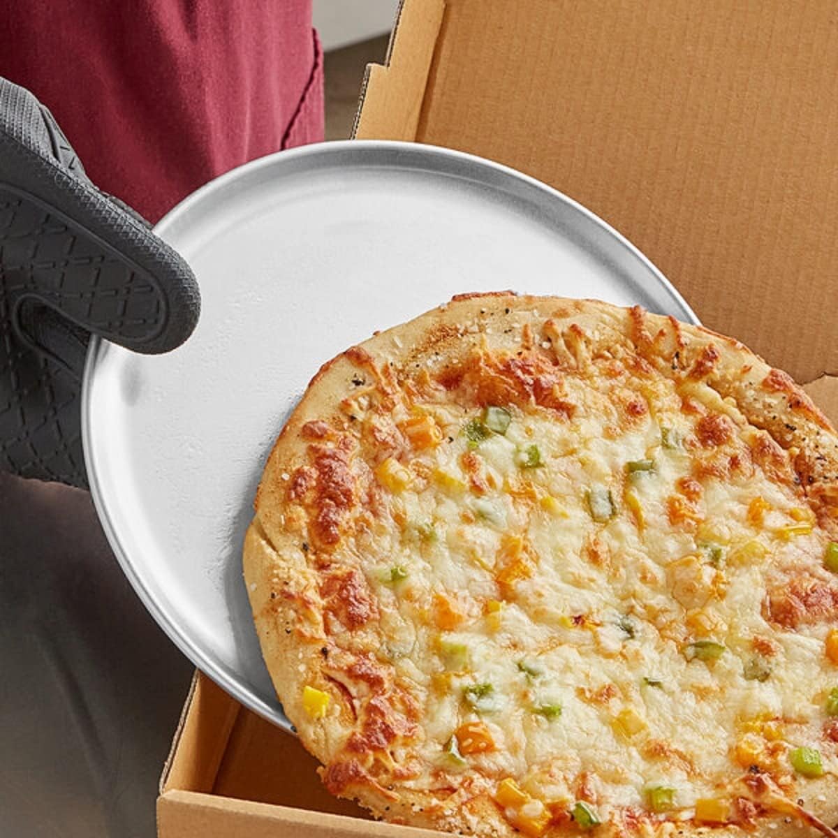 Tray Restaurants Round Pizzeria Bakeware Home & Tray 10” Aluminum Coupe Round Set Pan Pizza Pizza Baking of Tray classic - 6 Baking Kitchen Style Pan for TrueCraftware- Pizza Tray