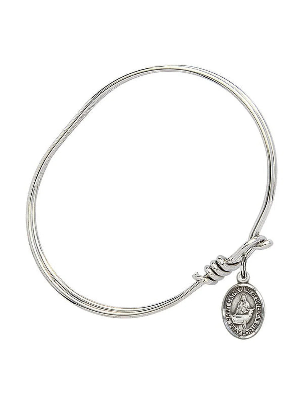 of Bracelet 3/4 Silver w/ Oval Hook Sterling Sweden inch Catherine St. Eye 5 in Bangle