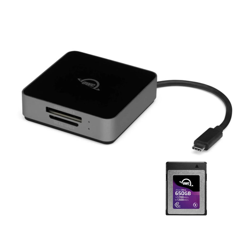 B Dual 2.0 Type Reader/Writer Card CFExpress CFExpress Atlas 650GB Atlas SD Card OWC Ultra with with