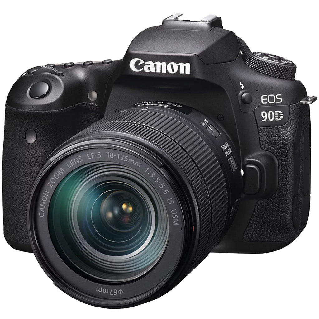 Wideangle + trendy Tripod 64GB IS + SanDisk Card + + USM ZeeTech Bundle Camera Canon 90D EOS Accessory DSLR Lens 18-135mm Case with +