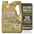 Performance Quarts Advanced Motor Full 5W-20 Castrol Oil, 5 Extended EDGE Synthetic