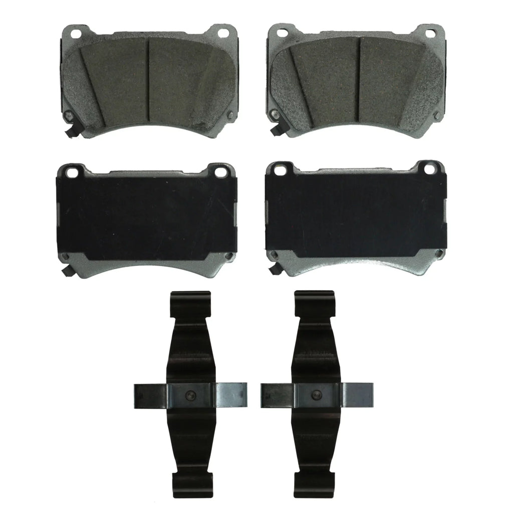 Ceramic Set ThermoQuiet Pad Brake 2011 EQUUS GENESIS, Fits Disc select: HYUNDAI 2009-2014 HYUNDAI Wagner Brake