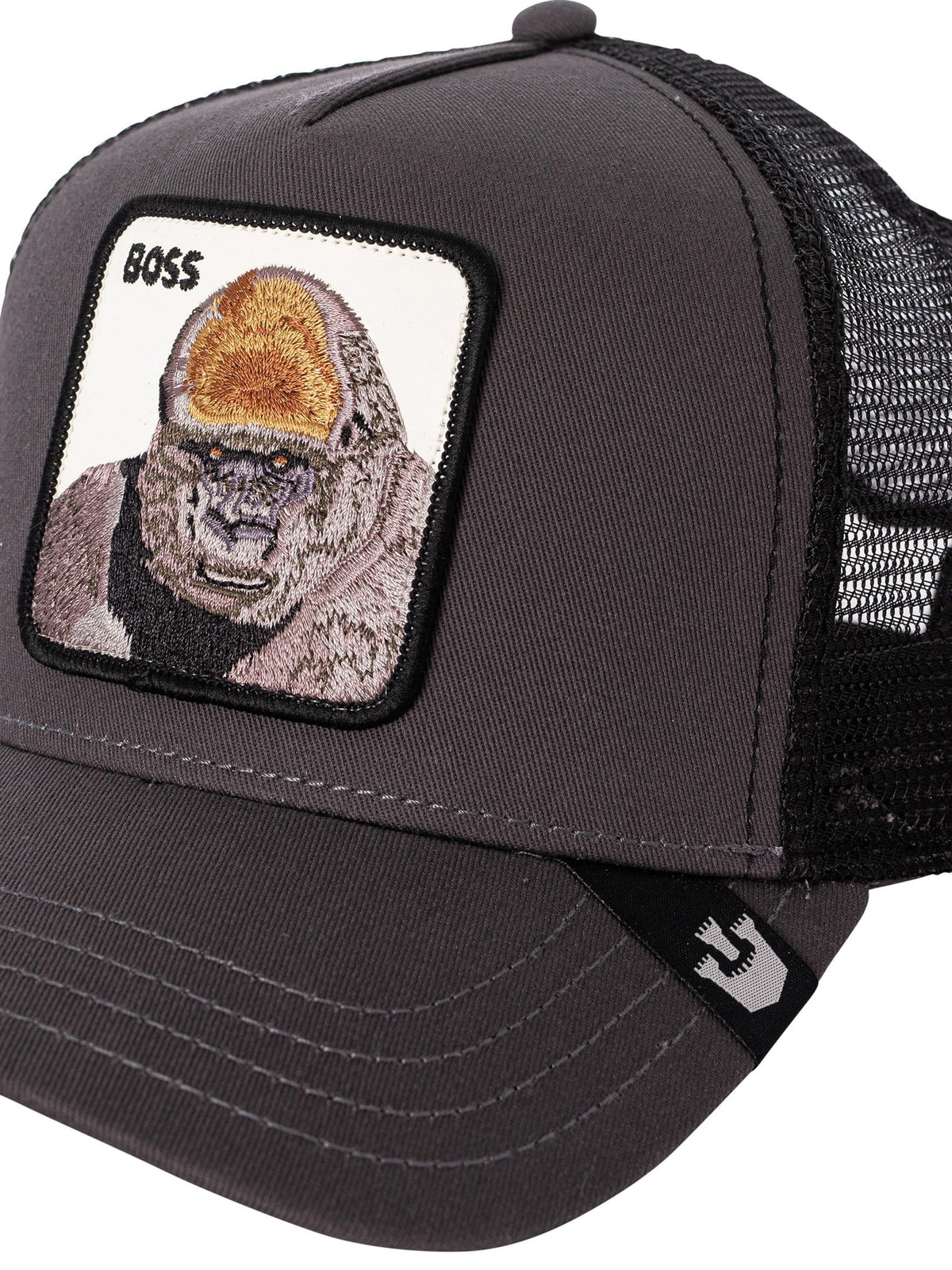 Goorin Boss Grey Trucker Cap, The Bros.
