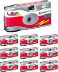 LeBox 400 35mm Camera 27 10-Pack Film Camera Disposable 601020 Agfa Flash