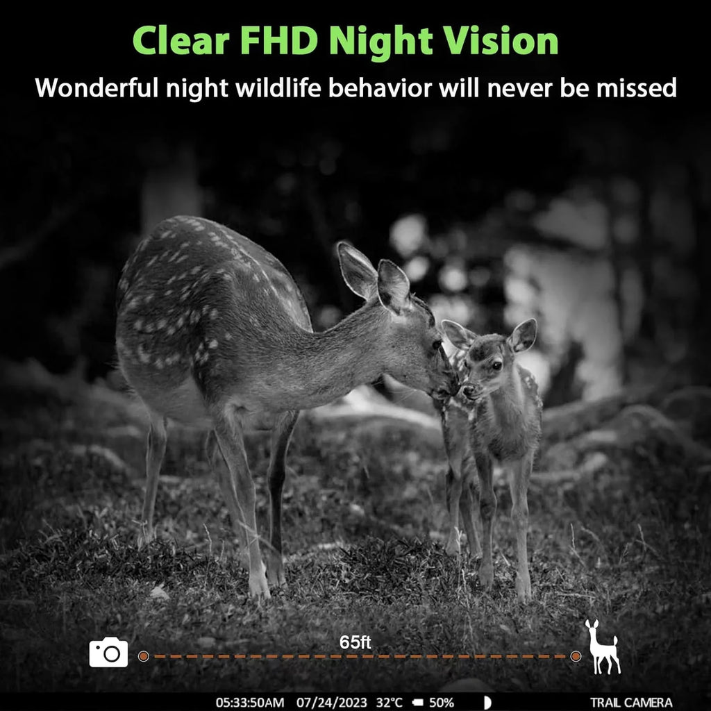Motion LTE Vision 24MP Camera with for Trail SD Cellular to Waterproof Card Night Cam 4G Wildlife Monitoring with Hunting Video Activated Camera Sends Game 1080P Trail Cell Picture Phone CAMPARK -