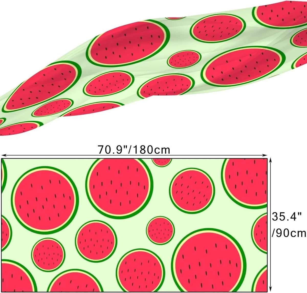 Shawl Lightweight high quality Hyjoy Seeds Scarf for Long Wrap Girls With Silk Scarves Women Neck Watermelon