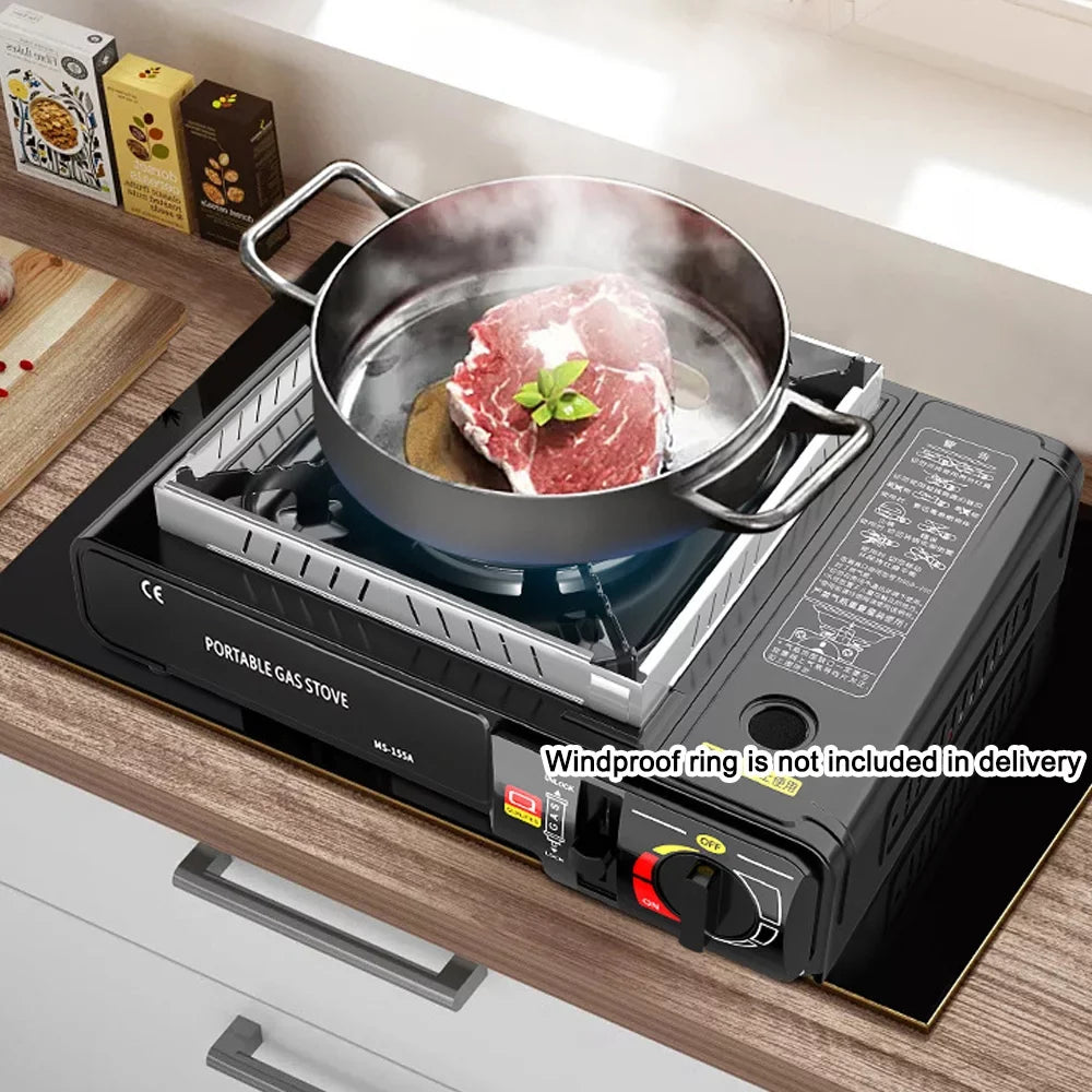 Butanes trendy Stove, Gases 2.9KW High Portable Hiking Stove Barbecue for Cassette