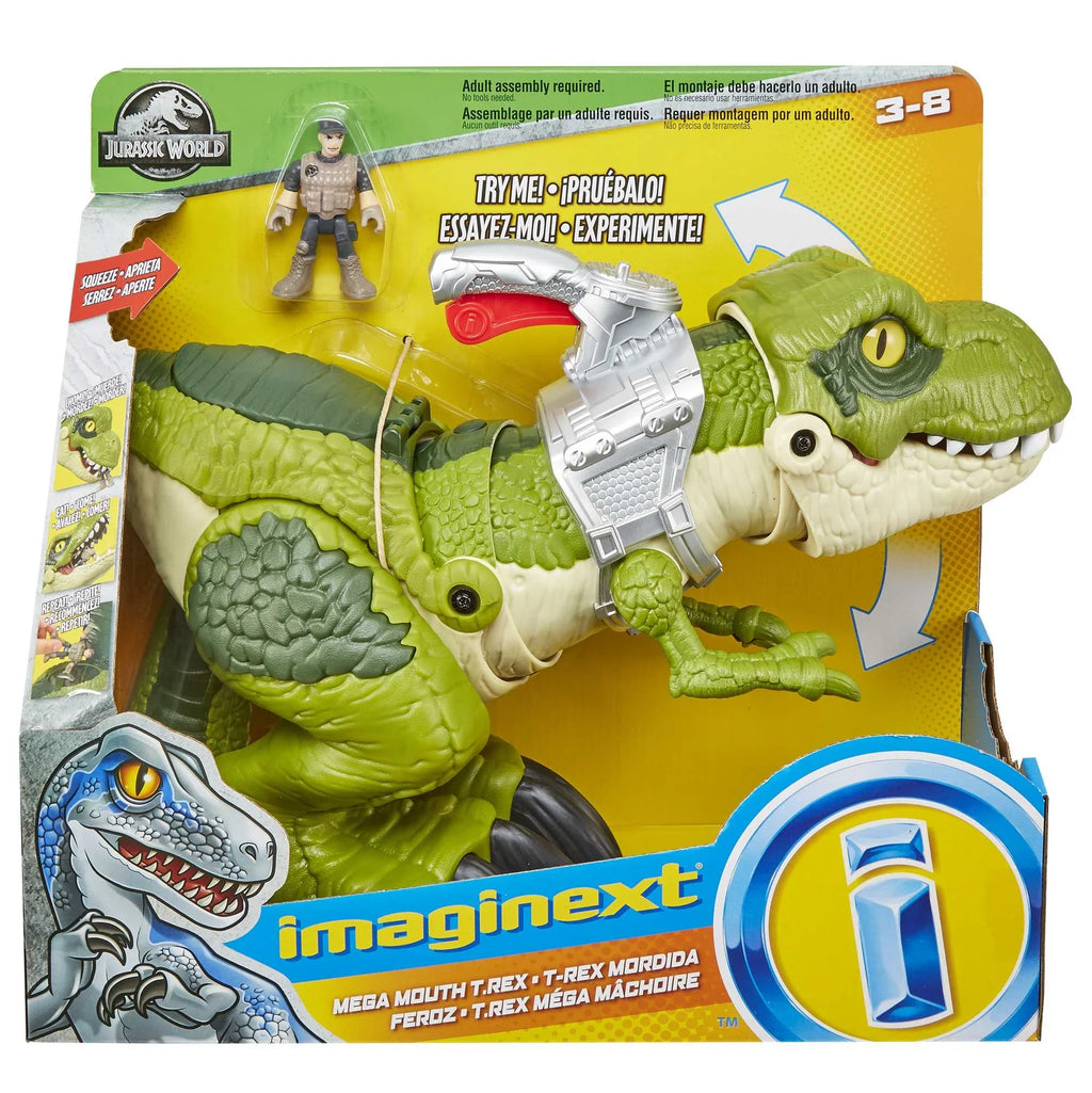 Mouth Jurassic T.Rex Mega Dinosaur Playset World Imaginext