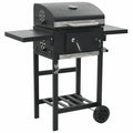 Shelf Grill Black Charcoal-Fueled with Bottom BBQ