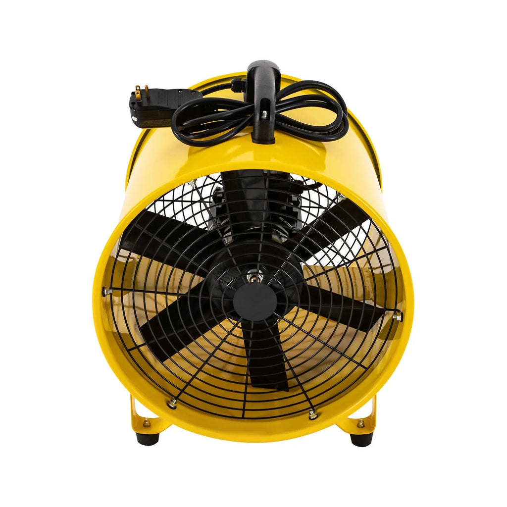 Extractor Portable Home Blower & Noise Utility Fan classic Fume High-Velocity 3178 16-Inches for CFM 32.8ft with Hose, Low 2160 1100W and Duct Exhaust Ventilator, Job Site