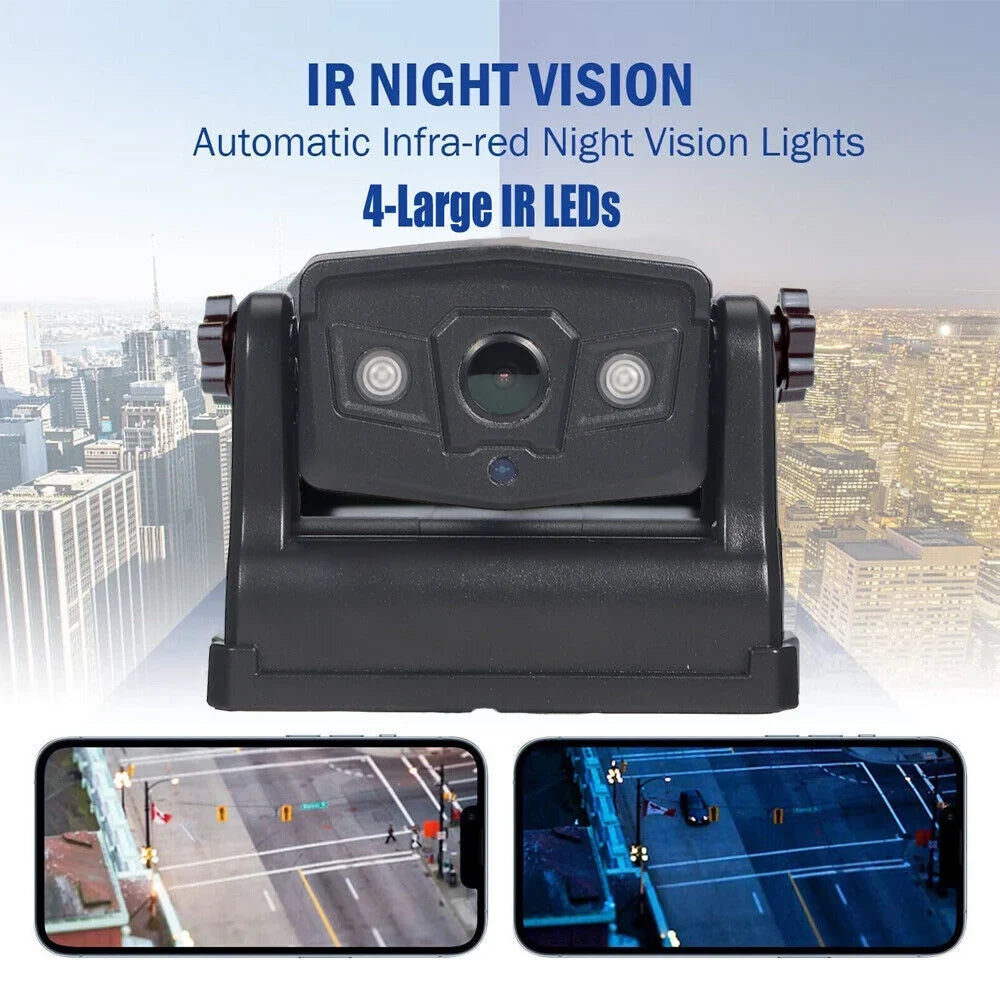 9600mAh Battery, Wireless JahyElec Mount, Magnetic classic for WiFi Front/Rear Backup Camera, Ideal View