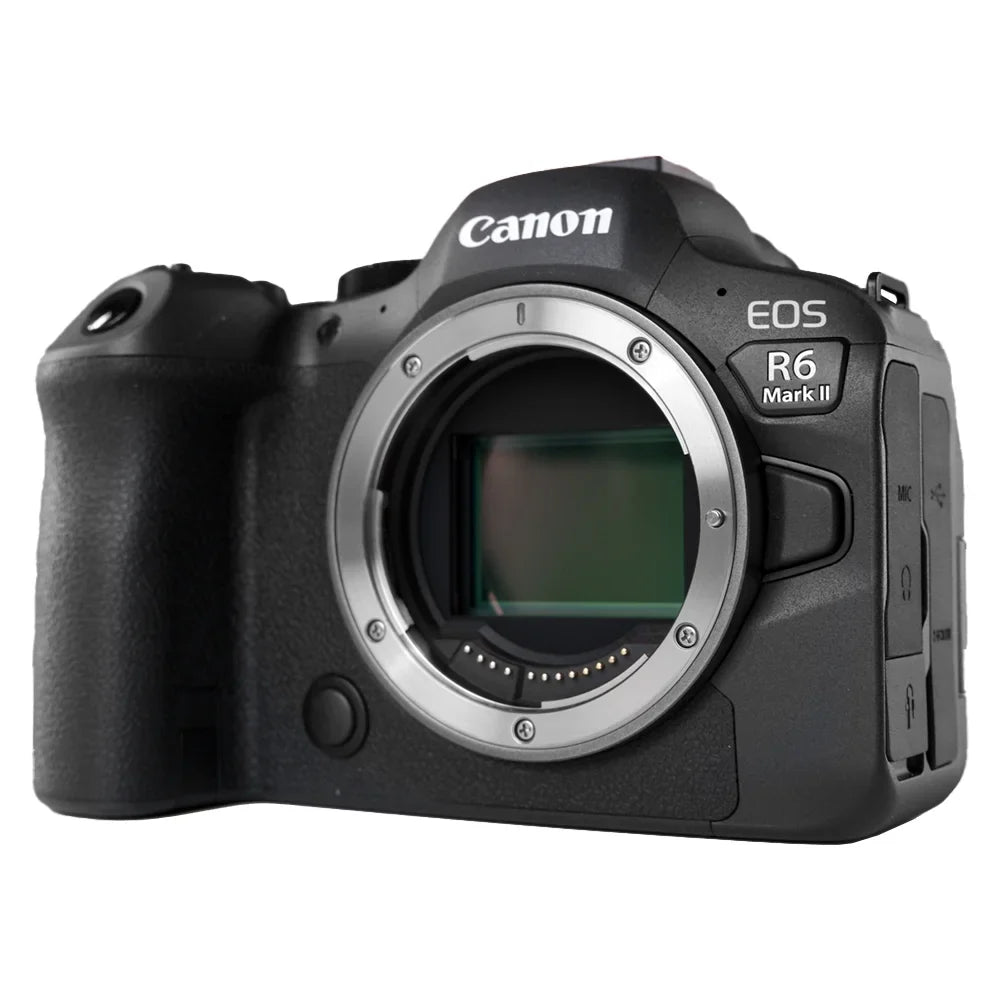 (Body) Battery- Canon II Mark Camera R6 + 64GB EOS 5666C002 Mirrorless + Extra Kit Accessory