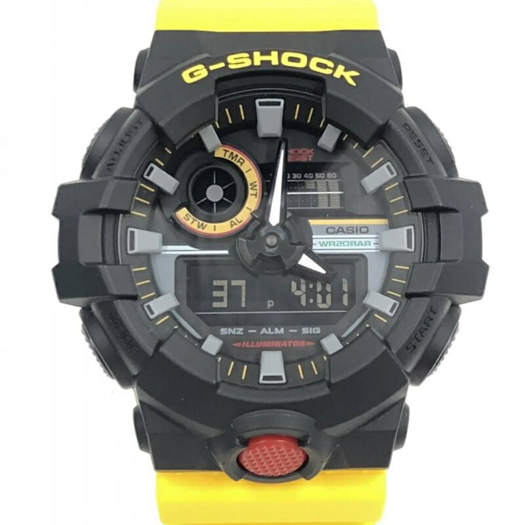 (Like G-SHOCK Pre-Owned Yellow New) GA-700MT-1A9JF Quartz Watch G-Shock