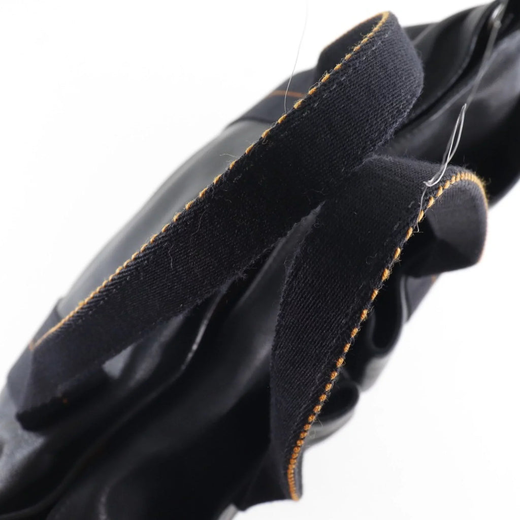 Unisex Pre-Owned special edition Tote Voderma Hermes (Fair) Vertical PM Black Caravan Bag