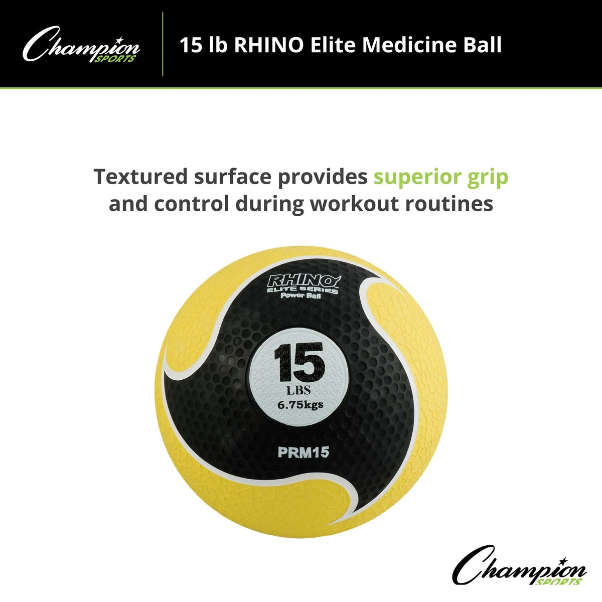 Rhino® Medicine Elite Sports Ball trendy Champion 15lb