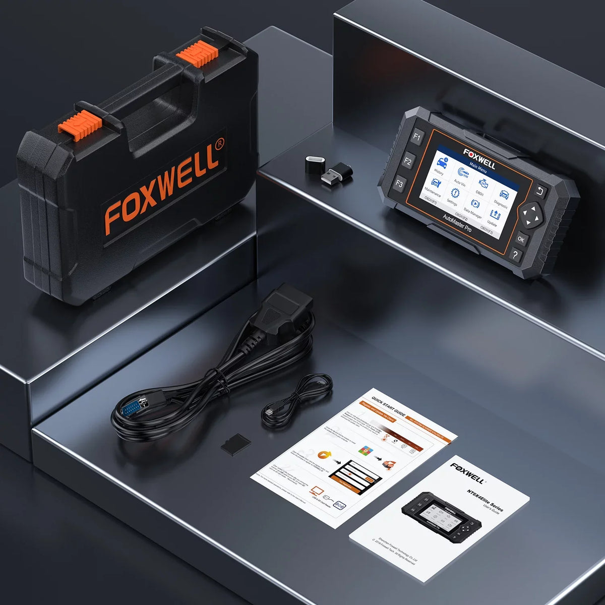 OBDII Scanner Coding AutoVIN ABS Reset EPB Foxwell Reset Car BMS NT624 Reader OBD2 8 Elite System Injector DPF SAS Tool Diagnostic All Bleeding Scan Calibration Automotive Scanner Code Oil Throttle