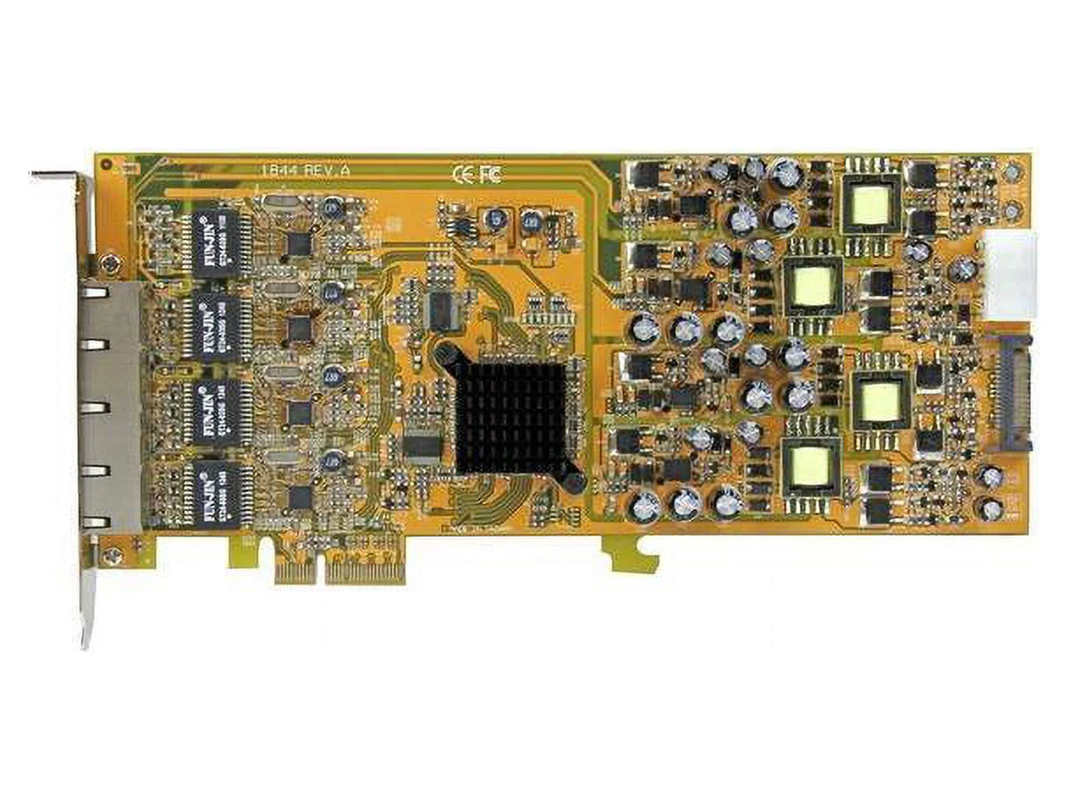 PCI Express Port PSE Card NIC Network over Ethernet - 4 Gigabit StarTech.com PCIe Power / PoE