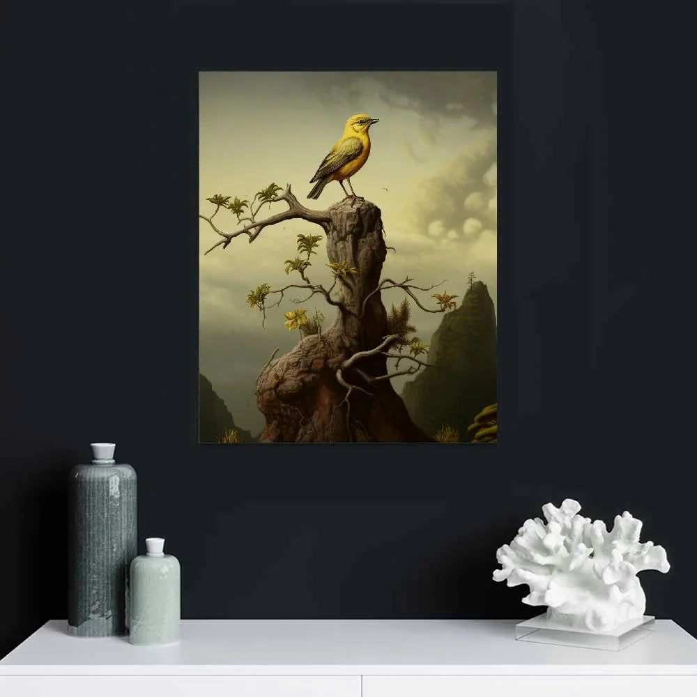 Audubon Eagle Lost Cabin Framed Decor Print Painting Fine Sea | Gift | Gold Artwork Reproduction Frame Poster Hunting by | Art Wall | Image | James in Beveled COMIO