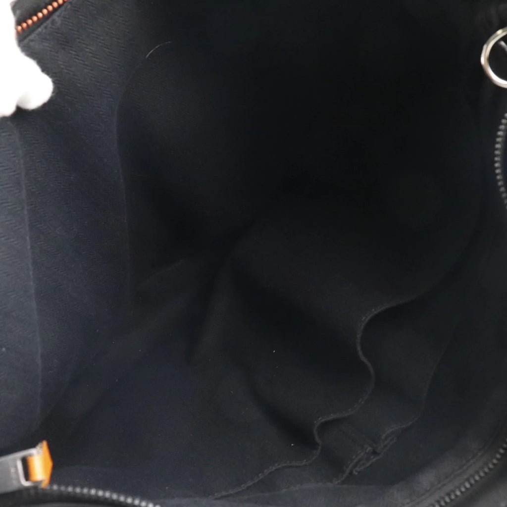Unisex Pre-Owned special edition Tote Voderma Hermes (Fair) Vertical PM Black Caravan Bag