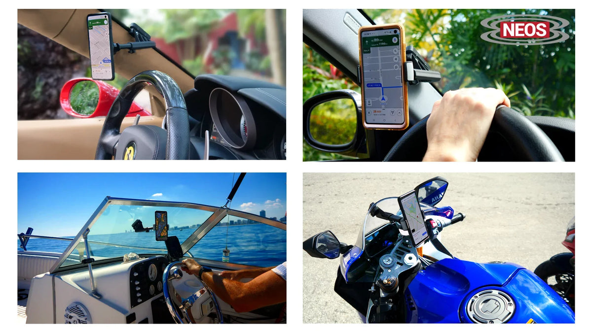 Best Version and (Mount Windshield iPhone, Nokia, Boat for Magnetic , and Universal Reliable Moto, , Phone Vehicle trendy Mount D) NEOS Car Smartphones , Holder