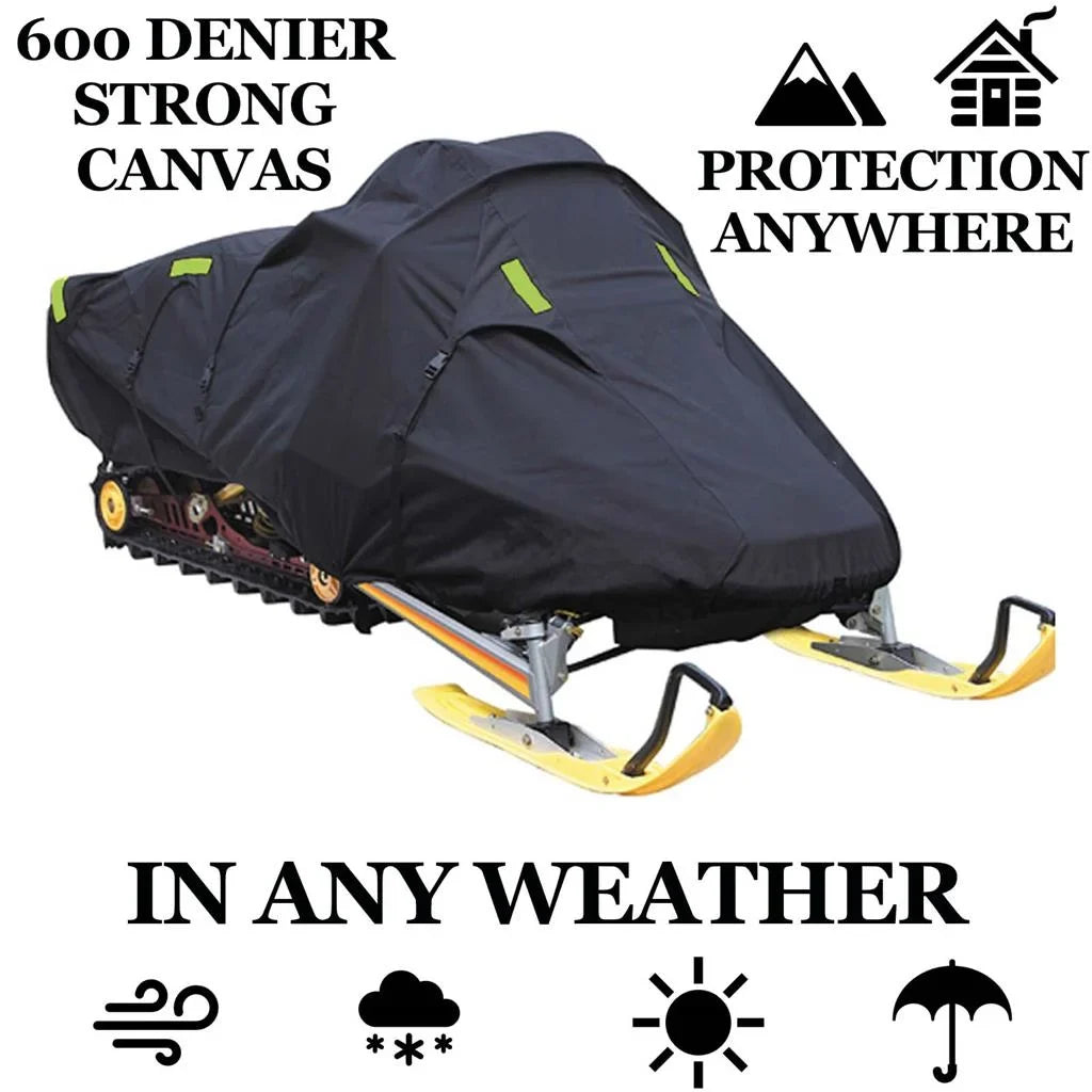 Arctic SNO snowmobile Gear M1000 Cover 2009-2009 Snow 162 model Compatible Sled Snow for Trailerable PRO 600 Cat Machine LE, Denier