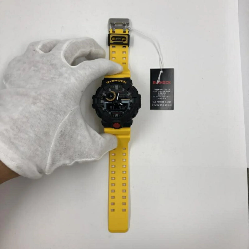 (Like G-SHOCK Pre-Owned Yellow New) GA-700MT-1A9JF Quartz Watch G-Shock