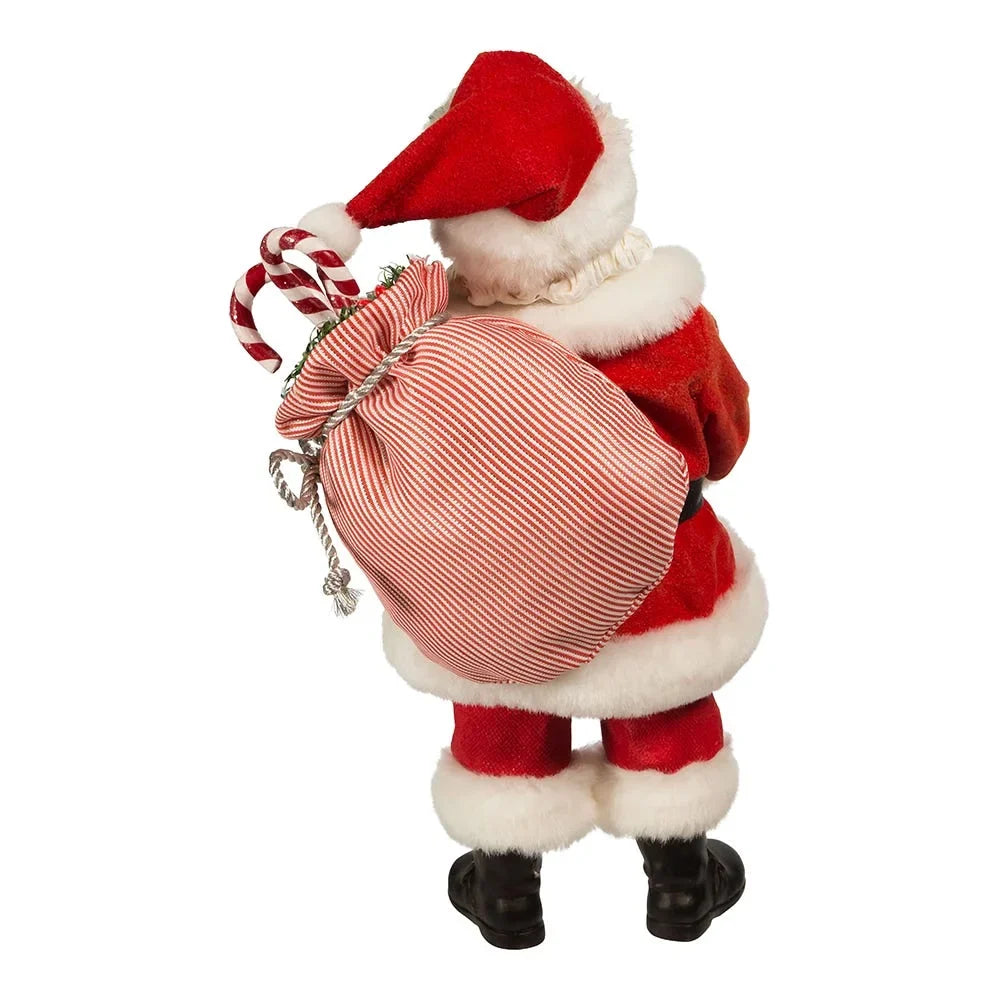 Adler Kurt 10.5-Inch with Candy Tray Cane Santa Fabriché