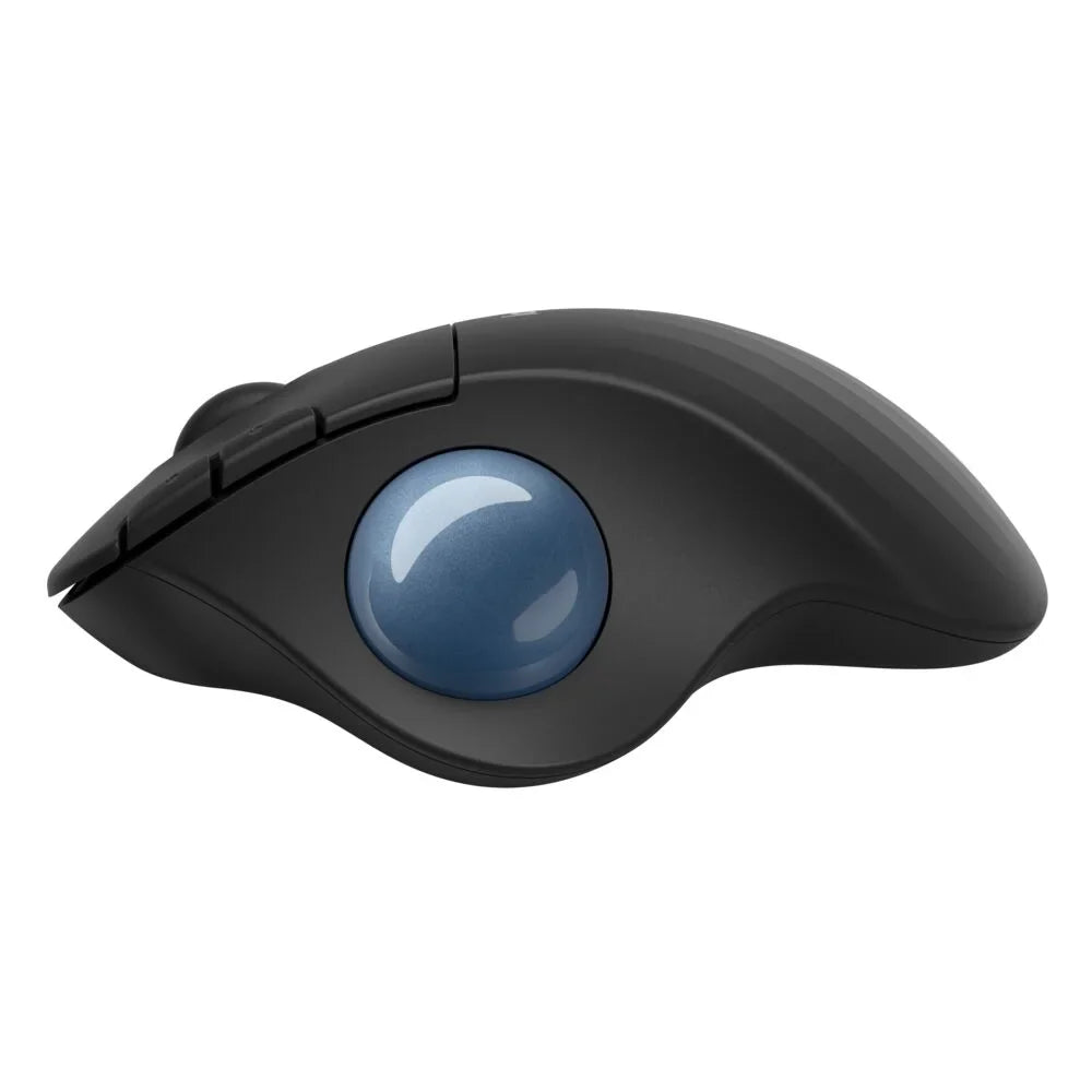 Ergonomic Trackball Black Thumb Tracking, Logitech Wireless Mouse, Control, Easy Smooth