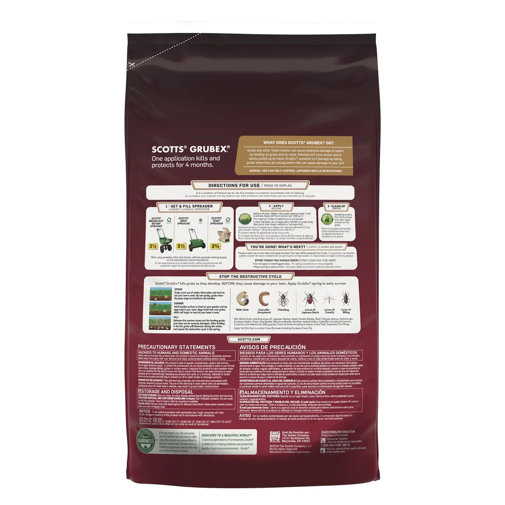Control and Scotts Grub GrubEx Insect classic Granules lb 28.87
