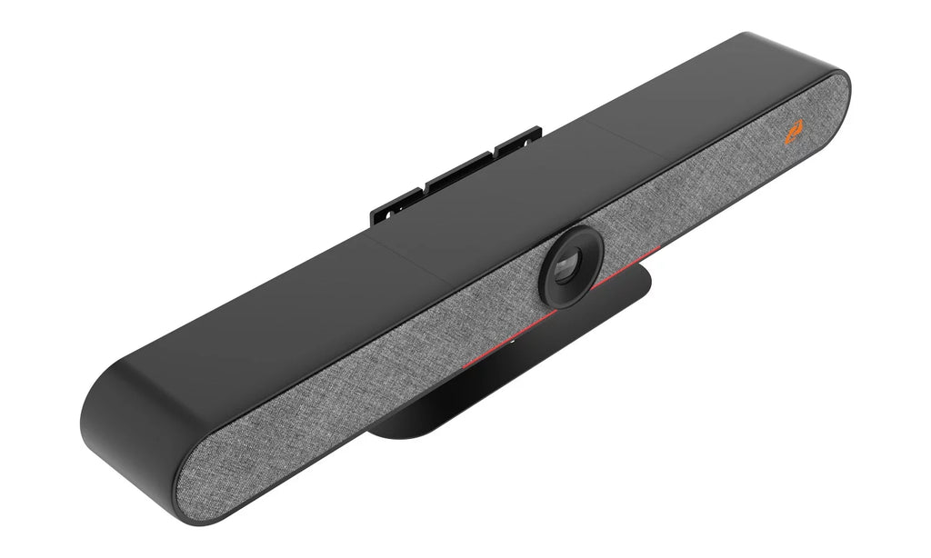 Tracking with HDMI/USB-C Intelligent Bar (Black) 4K Video UHD Microphones Auto high quality and Speakers/6-MEMS BZBGEAR 20W All-In-One