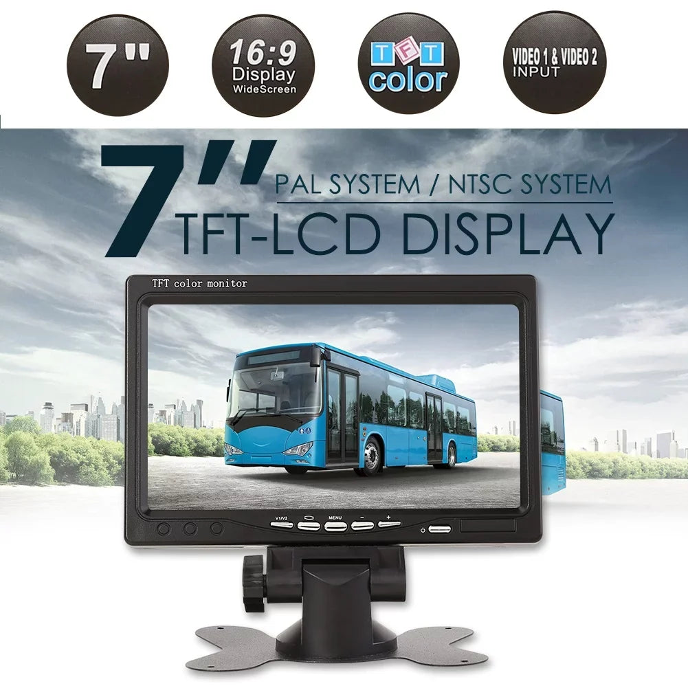 Vision high quality For Monitor Backup Kit Parking Night Back and RV Camera 7'' Truck System
