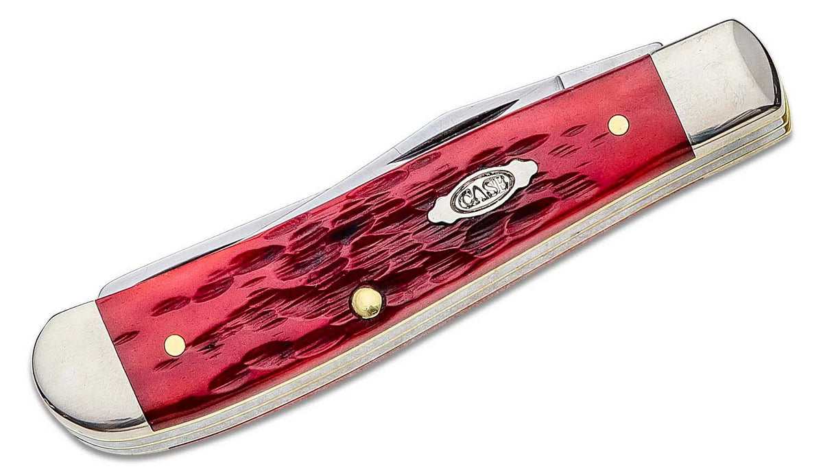 high quality Trapper Dark Seed Case Carbon 31952 Mini Red Pocket Bone XX Knives Peach Jigged Knife Steel