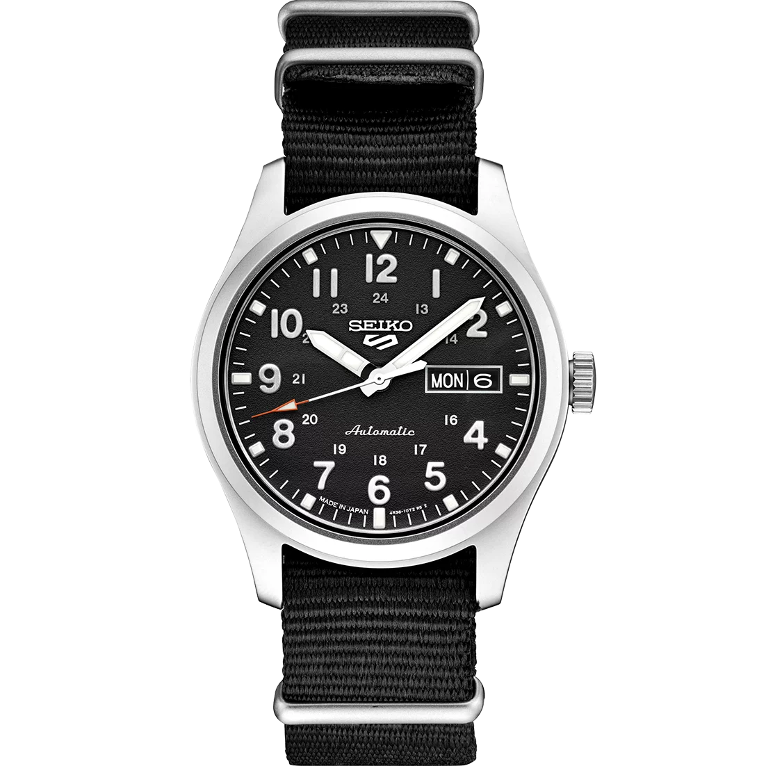 39.4mm Black 5 SRPG37 Designice Sports Stainless Men's Watch high quality Steel