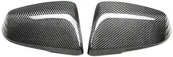 '- Fits - Carbon For Car Cap Grade Covers 2019 Supra - Mirror quality Rearview 2021 Real pieces Cover - Side 2 A Replacement Toyta Cobra-Tek Mirror Fiber